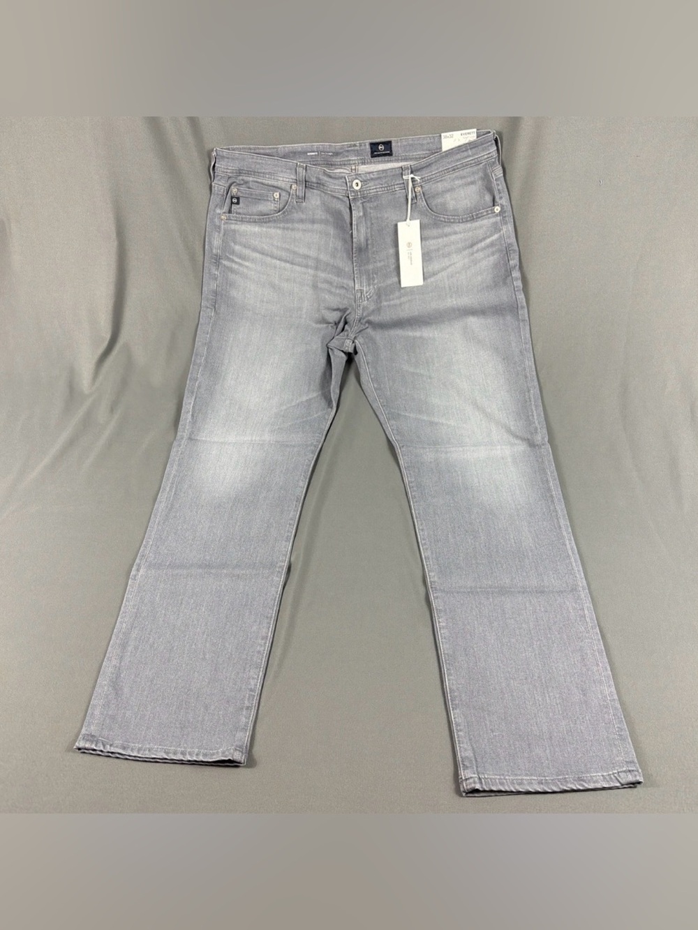 AG Jeans Everett Slim Straight 38 x 32 Canyon Smoke Viscose Cotton NWT MSRP $225
